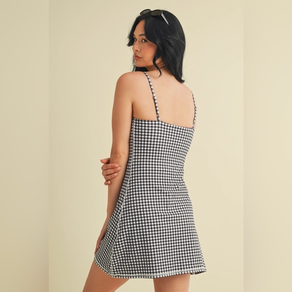 🖤🤍 NWT Kimberly C Black & White Gingham Active Dress – Women’s Small 💫 - Picture 11 of 11